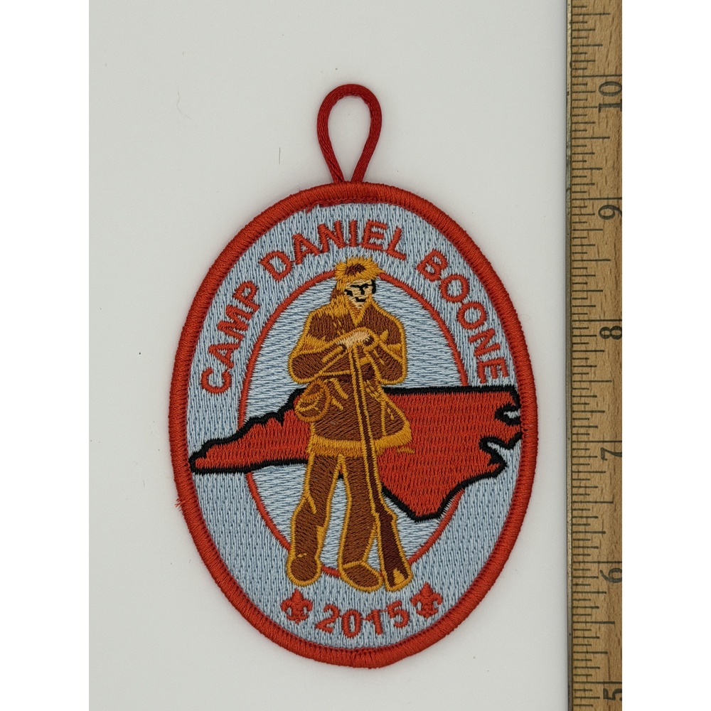 Boy Scouts of America Patch 2001 Camp Daniel Boone 2013 Embroidered